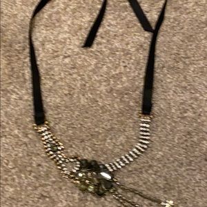 Necklace with rhinestones